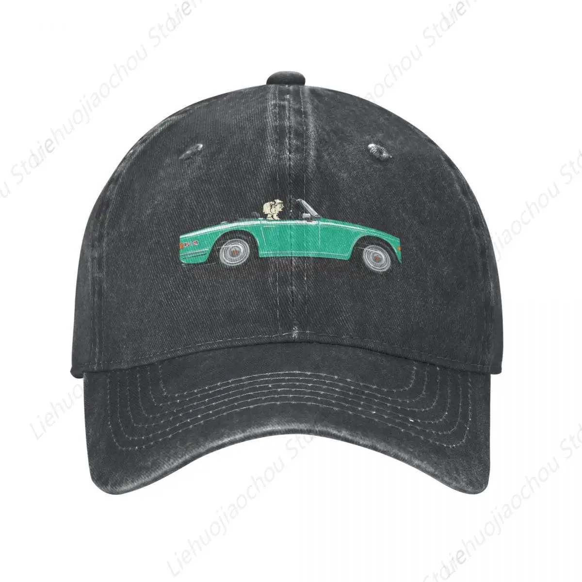 Java Green color TR6 – the Classic British Sports Car Baseball Cap Ball Cap Luxury Cap Hat For Girls Men'S