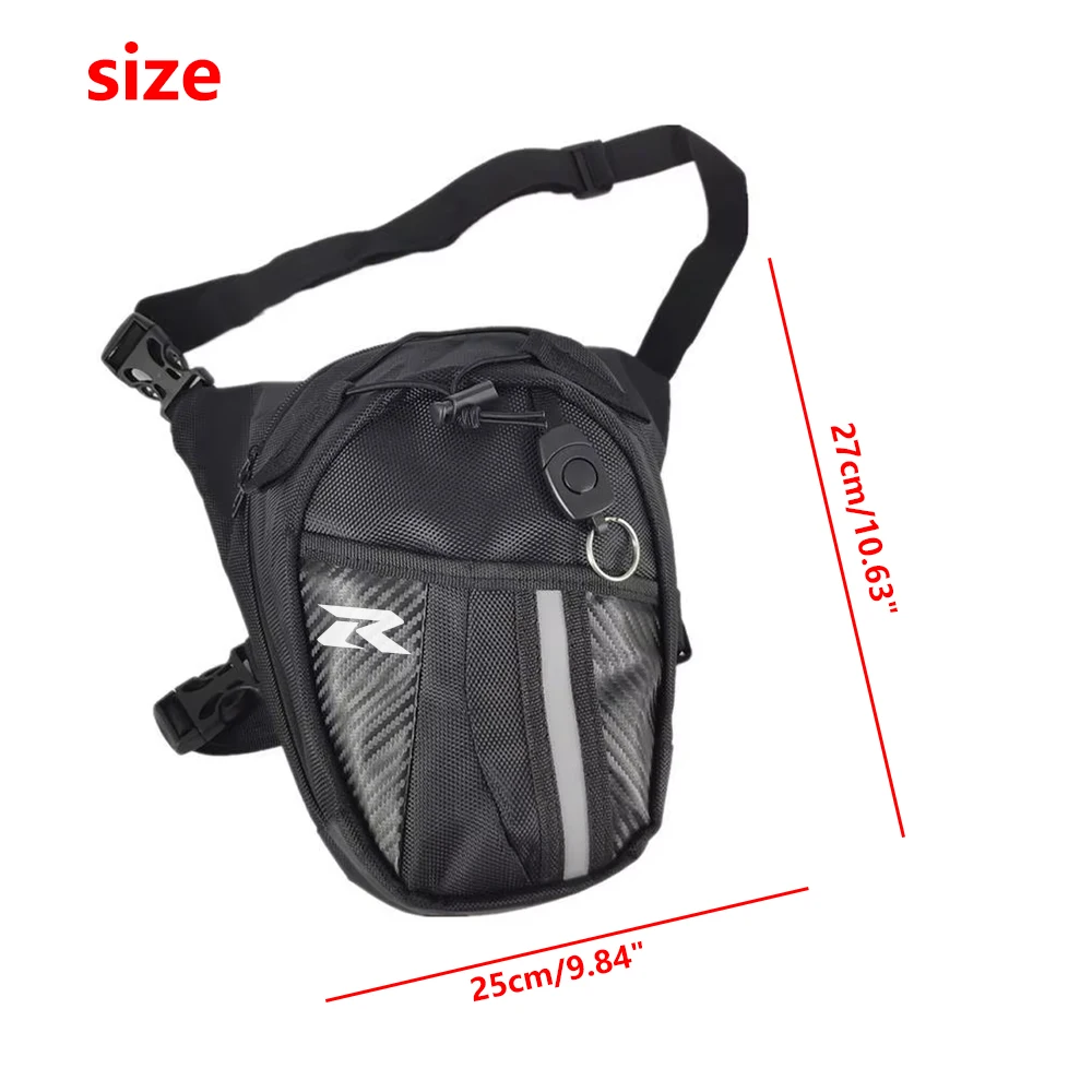 For GSXR GSXR125 150 600 750 GSXR1000 1100 GSX-R 125 Motorcycle Drop Leg Bag Oxford Motorcycle Bag Outdoor Men Casual Waist Bag