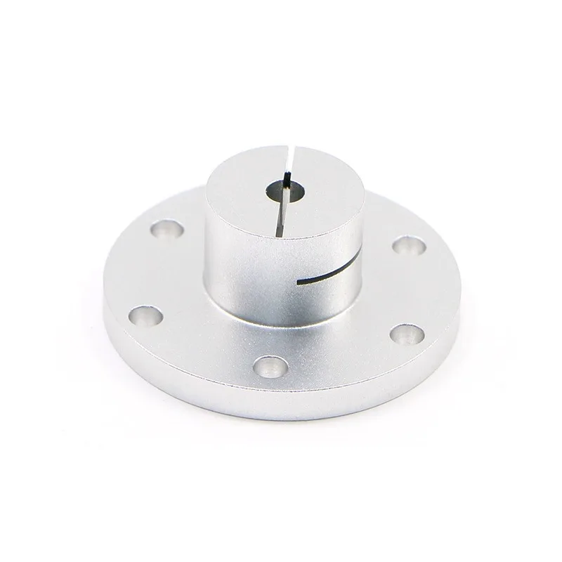 For Flange Coupling Aluminum Alloy Inner Diameter Optional with Keyway Holding Aluminum Alloy Omnidirectional Wheel Wheat Wheel