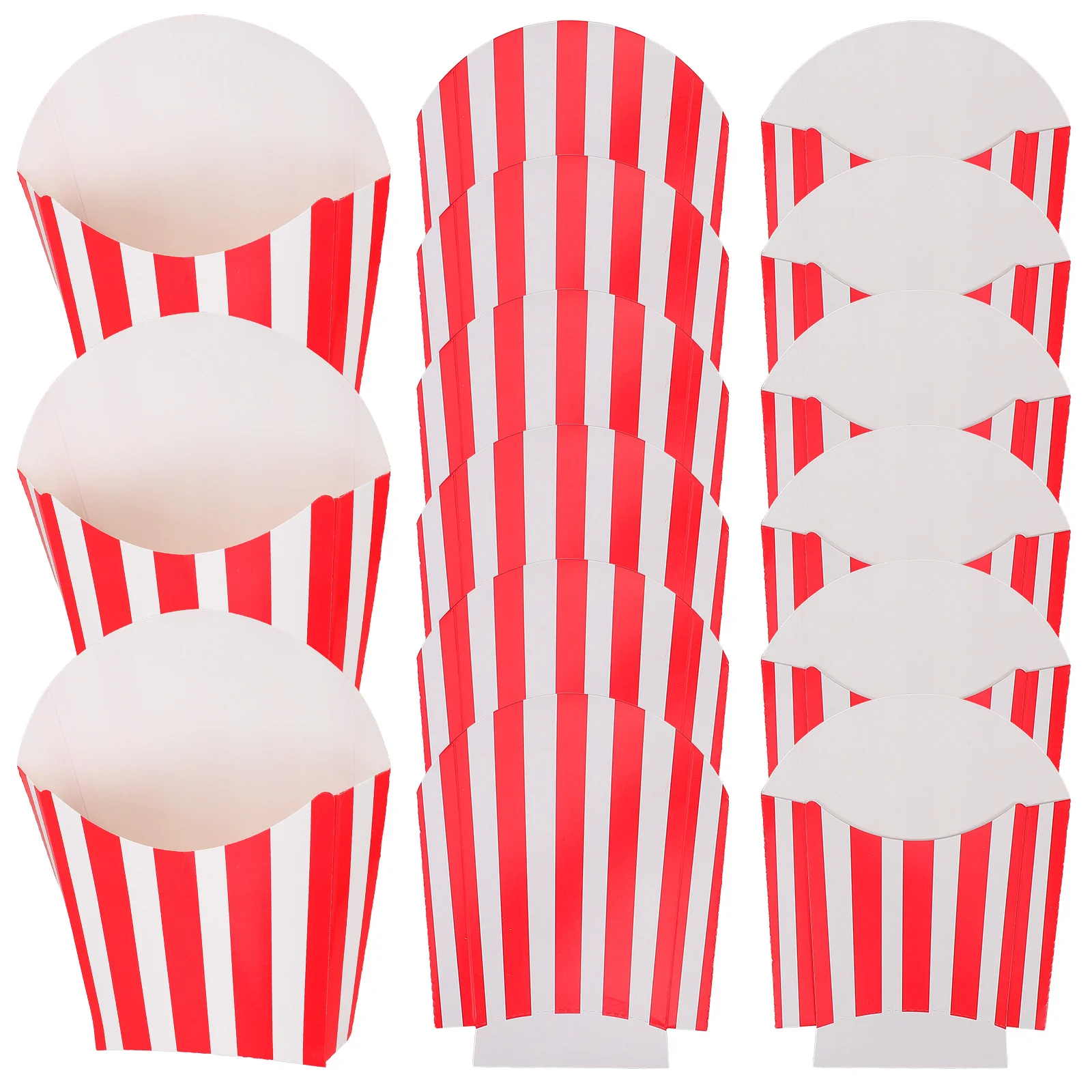 

50Pcs Popcorn Boxes for Party Light Weight Snack Container Baking Popcorn Box for Birthday Movie Night Party Snack Bucket
