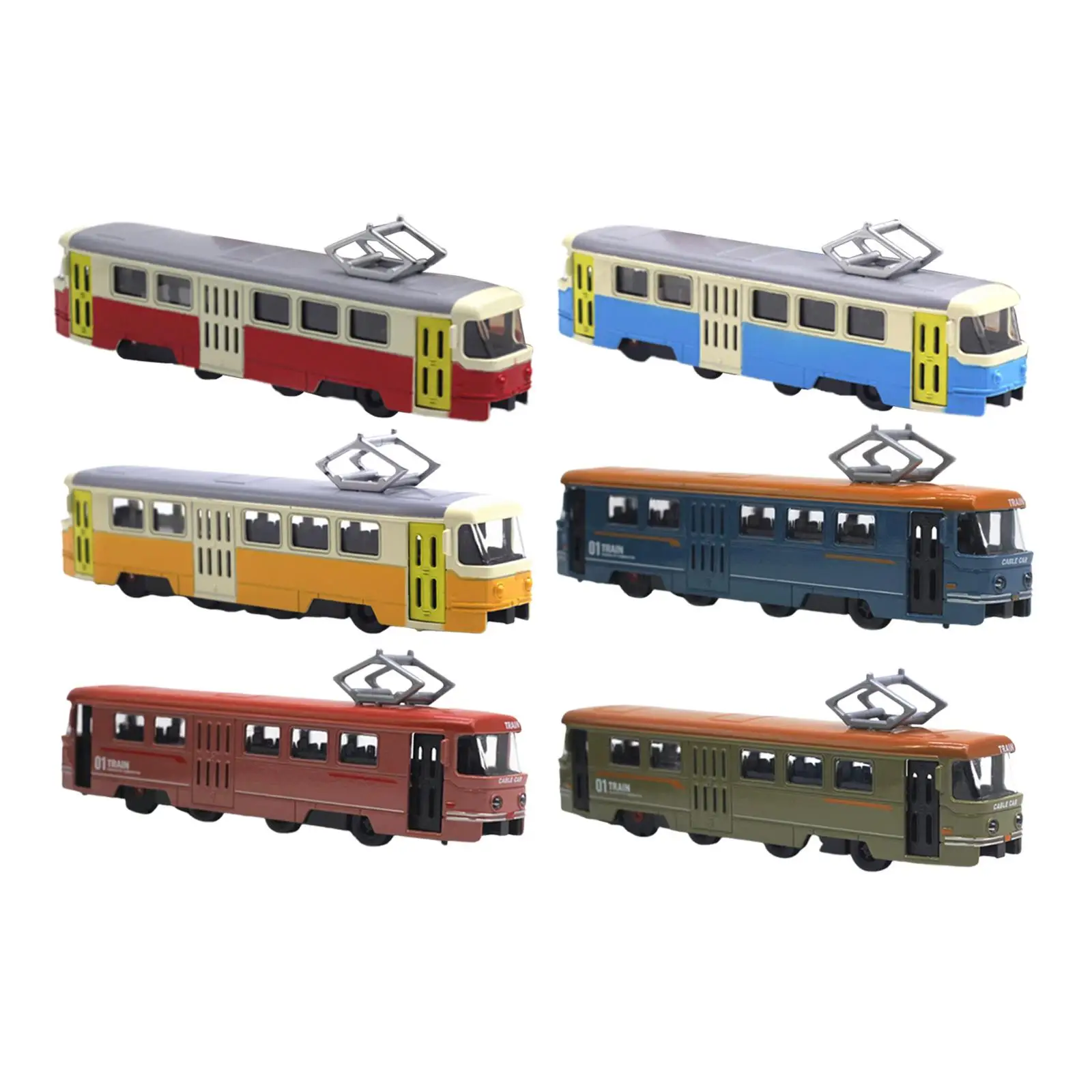 

Electric Tram Model 1/90 Decor with Light and Music Collection Vehicles Toy