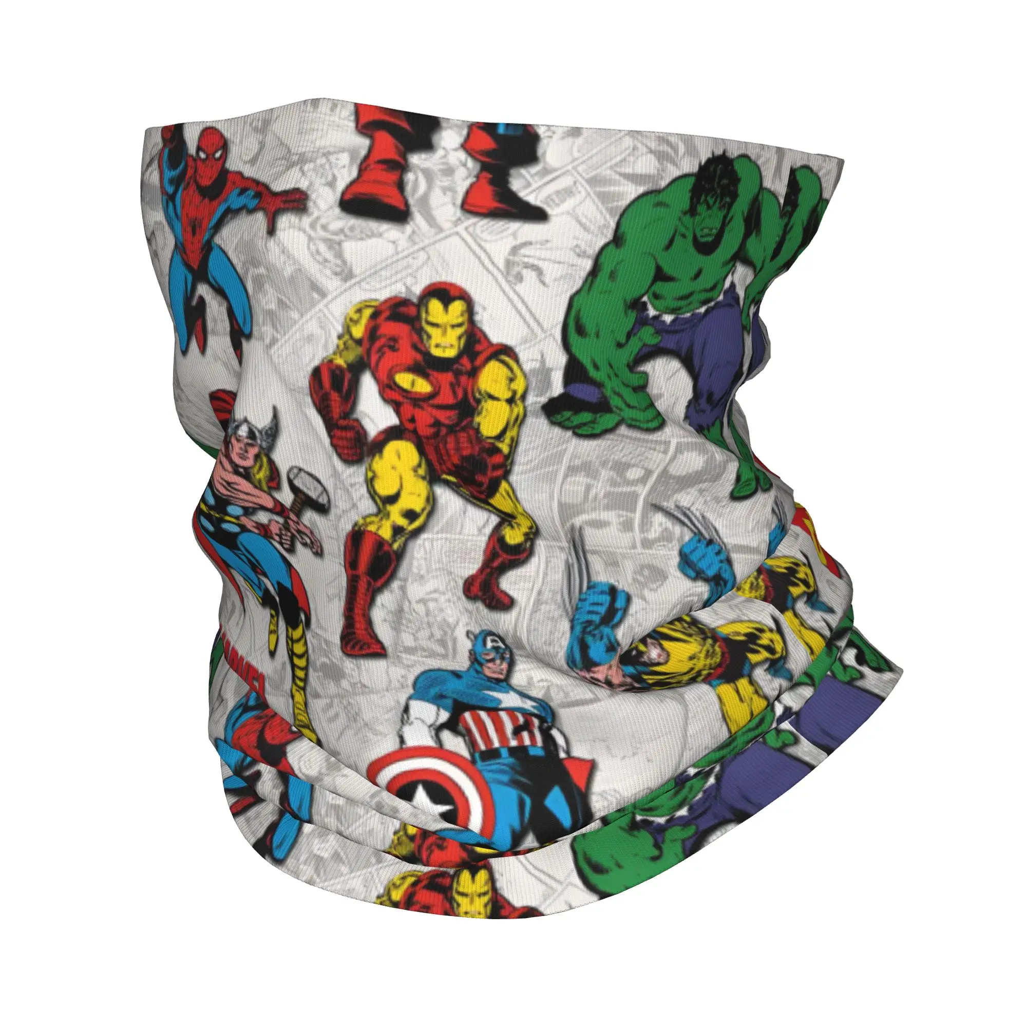 Personaliza los Increíbles H-Hulkes Braga de cuello tipo bandana con protección UV, pañuelo facial, cubrecabeza, tubo, pasamontañas, diseño de cómics, para mujer y hombre