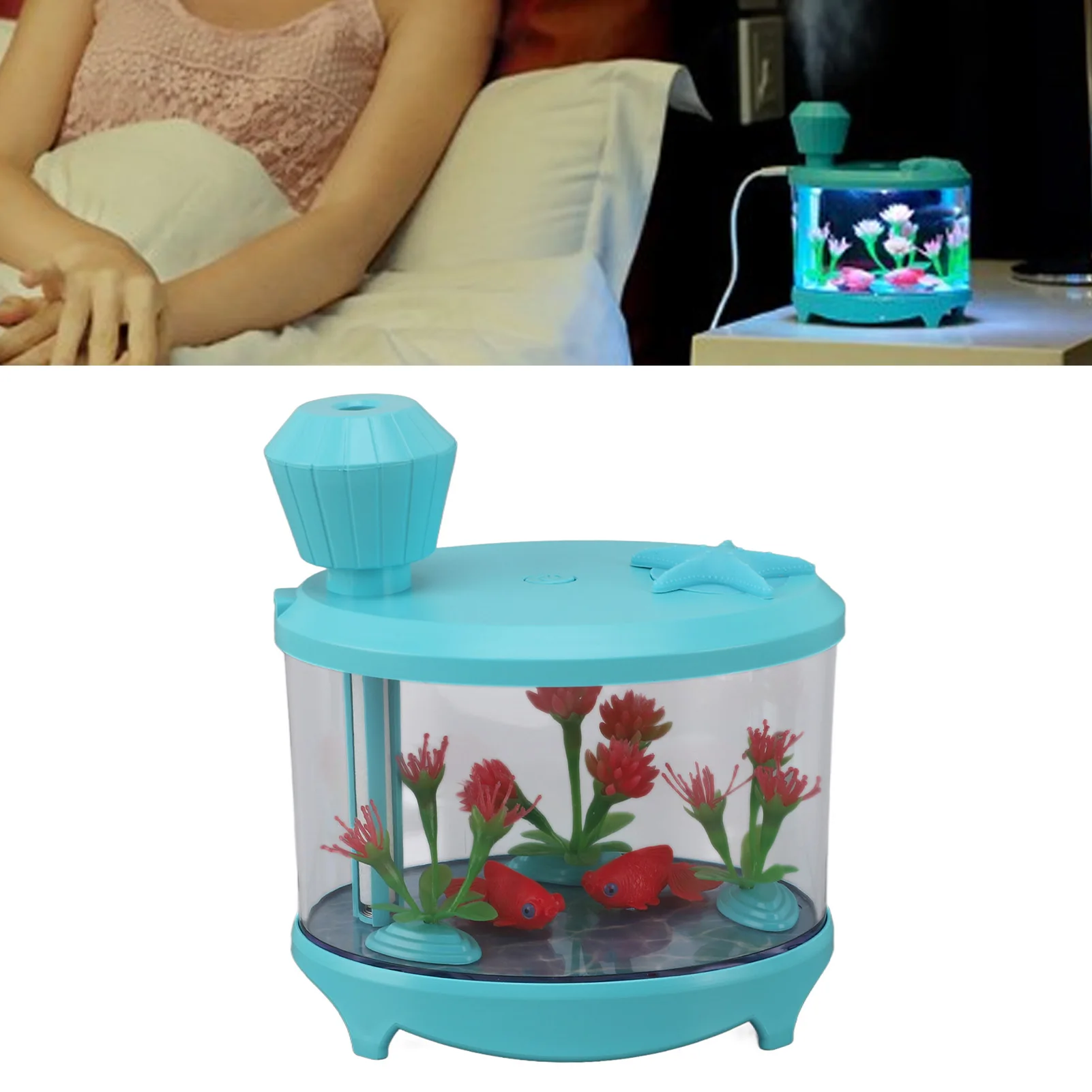 

Микро пейзажный увлажнитель для моделирования аквариума, ультразвуковой USB, малошумный увлажнитель для ароматерапии с эфирным маслом для автомобиля, спальни