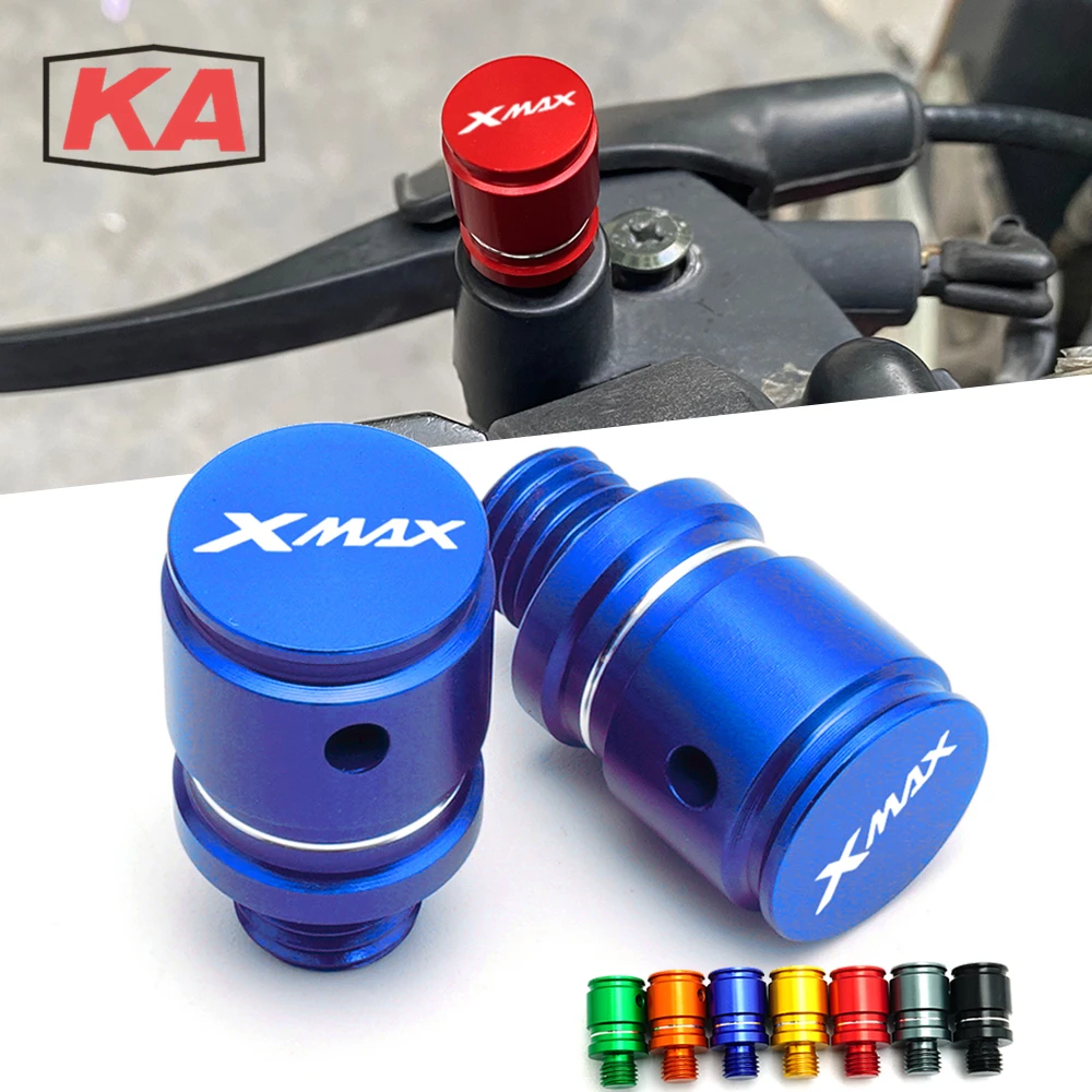 

For Yamaha Xmax 400 300 250 Xmax300 Xmax250 Xmax400 M10*1.25 CNC Motorcycle Mirror Hole Plugs Screw Caps Cover Clockwise Bolts