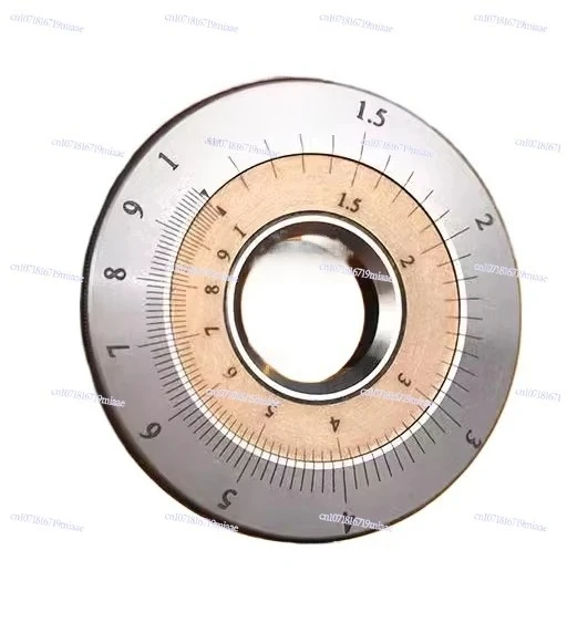 

Titanium Alloy Retro Old-fashioned Logarithmic Slide Rule Tool Pendant