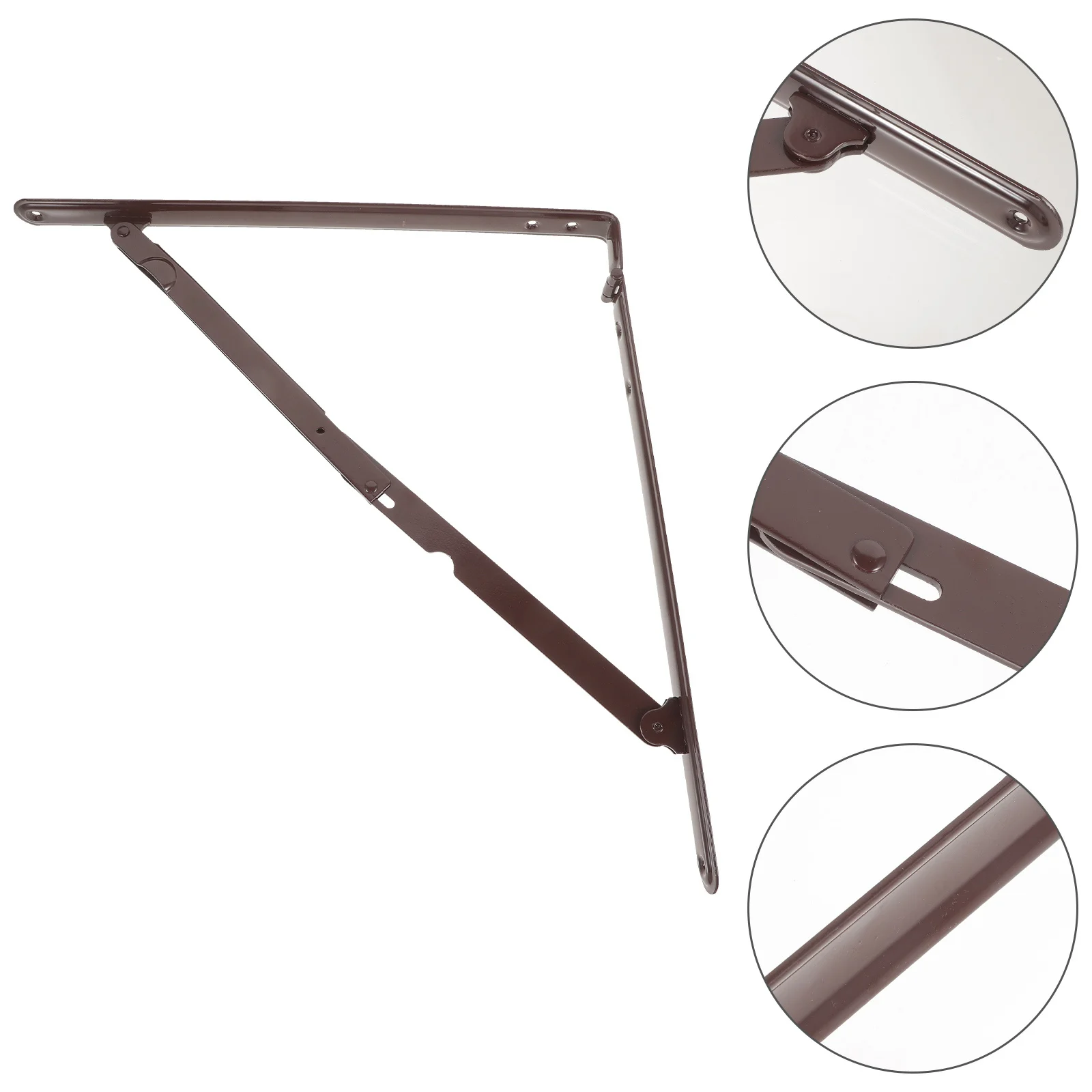 

Folding Shelf Bracket Durable Metal Shelf Support for Kitchen Living Room Heavy Duty Floating Brackets Folding Table Bracket