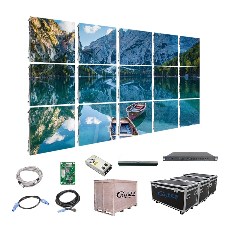 500x500mm P3.91 Outdoor LED Display Cabinet Rental Screen IP65 Waterproof for Stage Concert Events