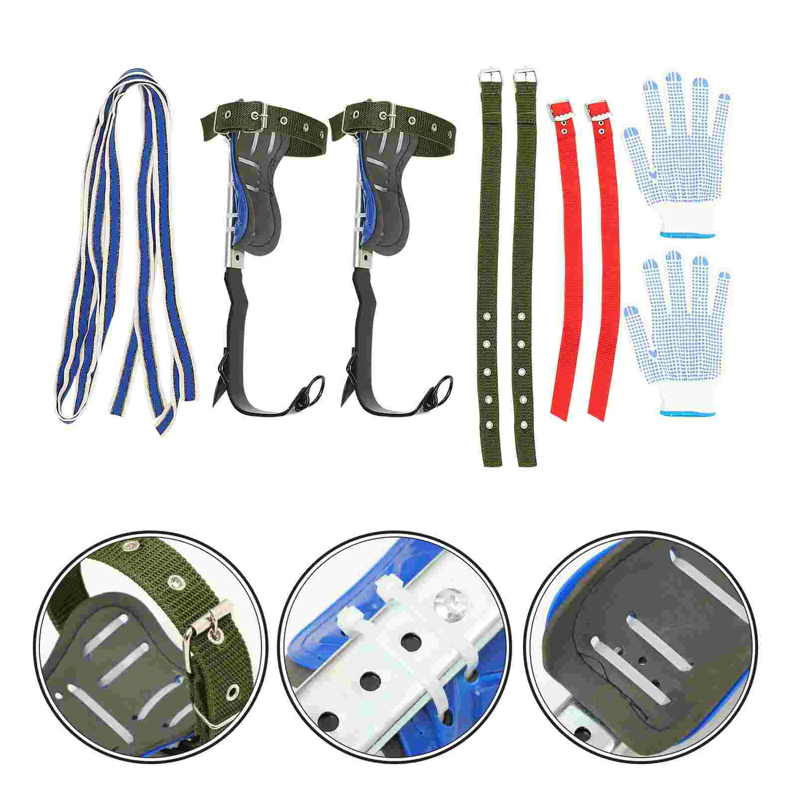 

Foot Buckle Tree Climber Picking Fruit Tools Climbing Spikes for Carbon Steel Gear