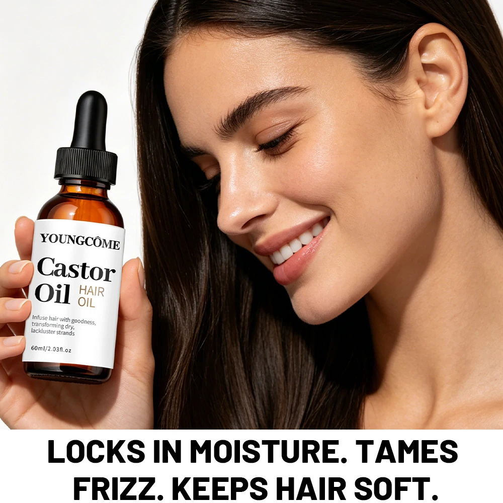 YOUNGCOME Castor Hair Oil Mois - Hair Care Hair Serum ulasan dan harga