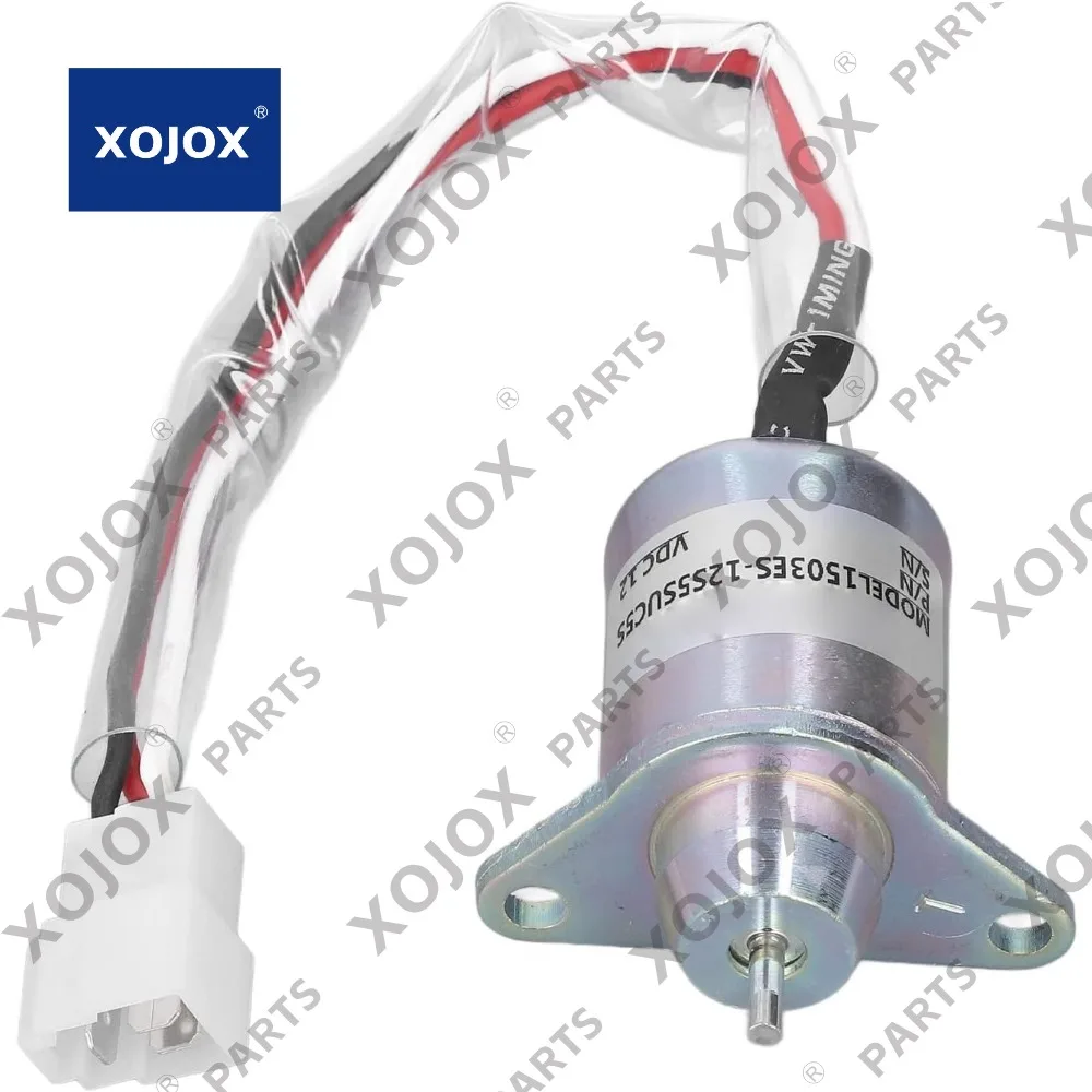 

XOJOX DC12V Fuel Shut Off Solenoid Valve 1503ES-12S5SUC5S SA-2T SA-5213 For Komatsu 40 50, 4TNV98 4TNV94 Excavator Engine