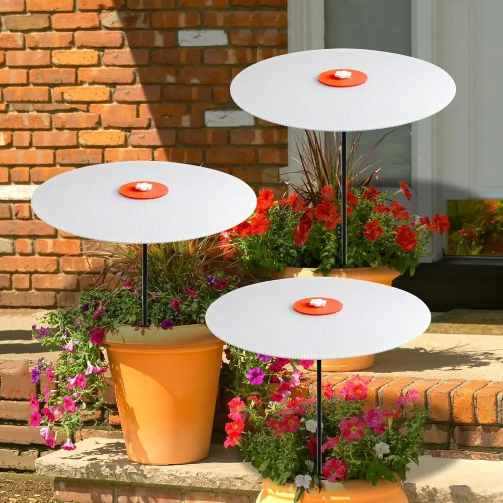 for Plants Plant Shade Cover Waterproof High-temperature Resistance Garden Shade Disk Umbrella Reusable Easy to Install