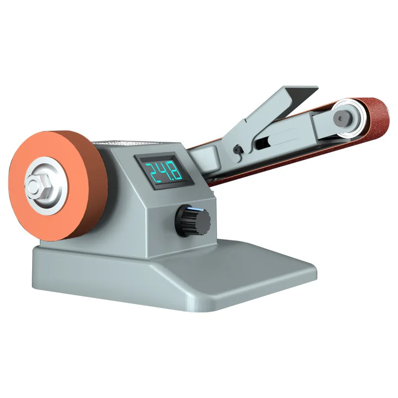

Lithium Battery Small Desktop Belt Grinding Machine Sand Mill Electric Polishing Machine Grinding Wheel Machine Fixed Angle