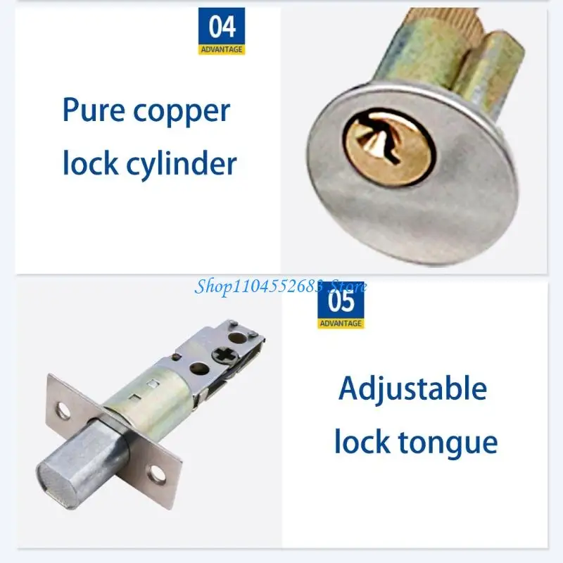 

Y6GD Одноцилиндровый замок с тупым замком, маленький ключ, быстрый сменный ключ 65 мм для дверей с высоким уровнем безопасности