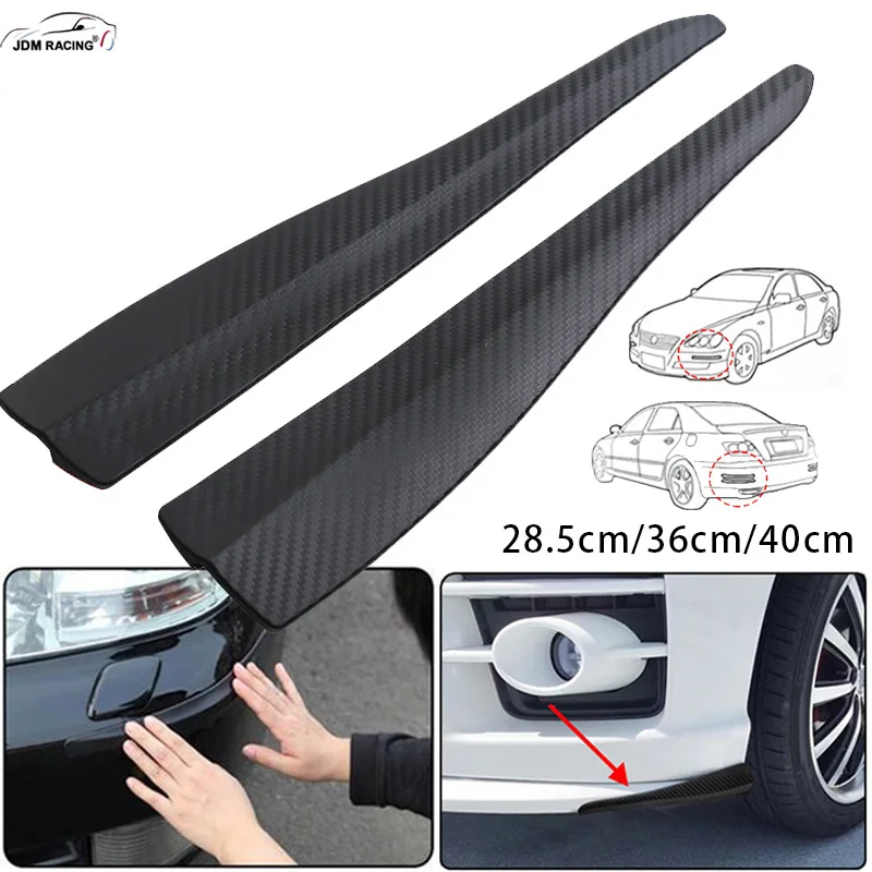 28.5/36/40cm Car Bumper Protector Strip Anti-collision Protection Strips Sticker Guard Corner Protector Scratch Body Auto Access