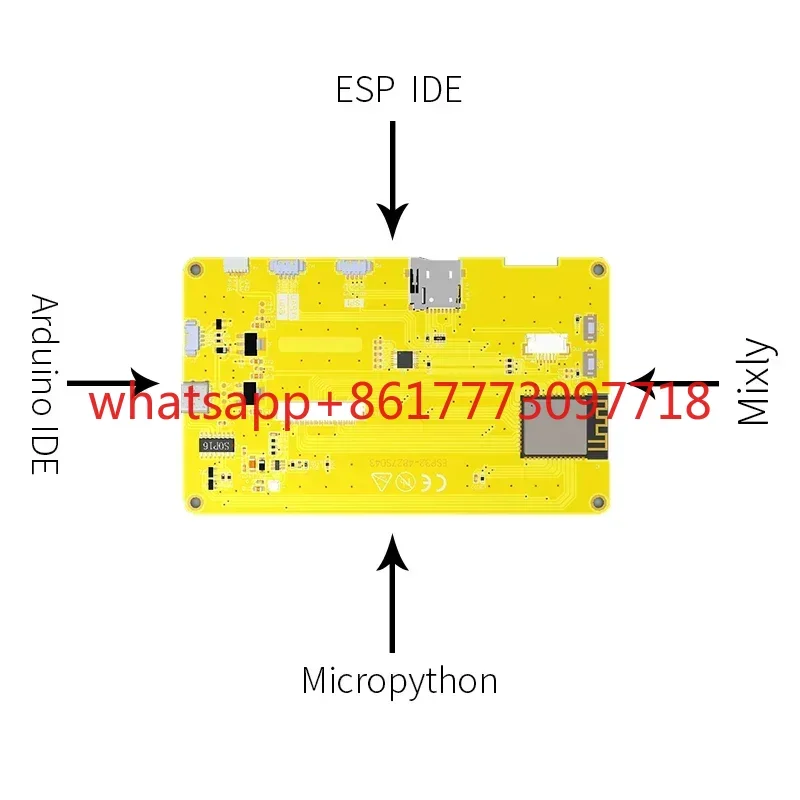 ESP32 Development Board LVGL 4.3 inch LCD Intelligent Display WiFi Bluetooth Module 8M PSRAM 16M