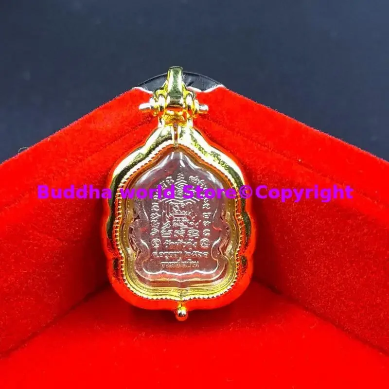 2025 Thailand temple Luang Pu Tim Effective God of wealth Buddha figure Pendant Amulet Bring good luck Recruit wealth