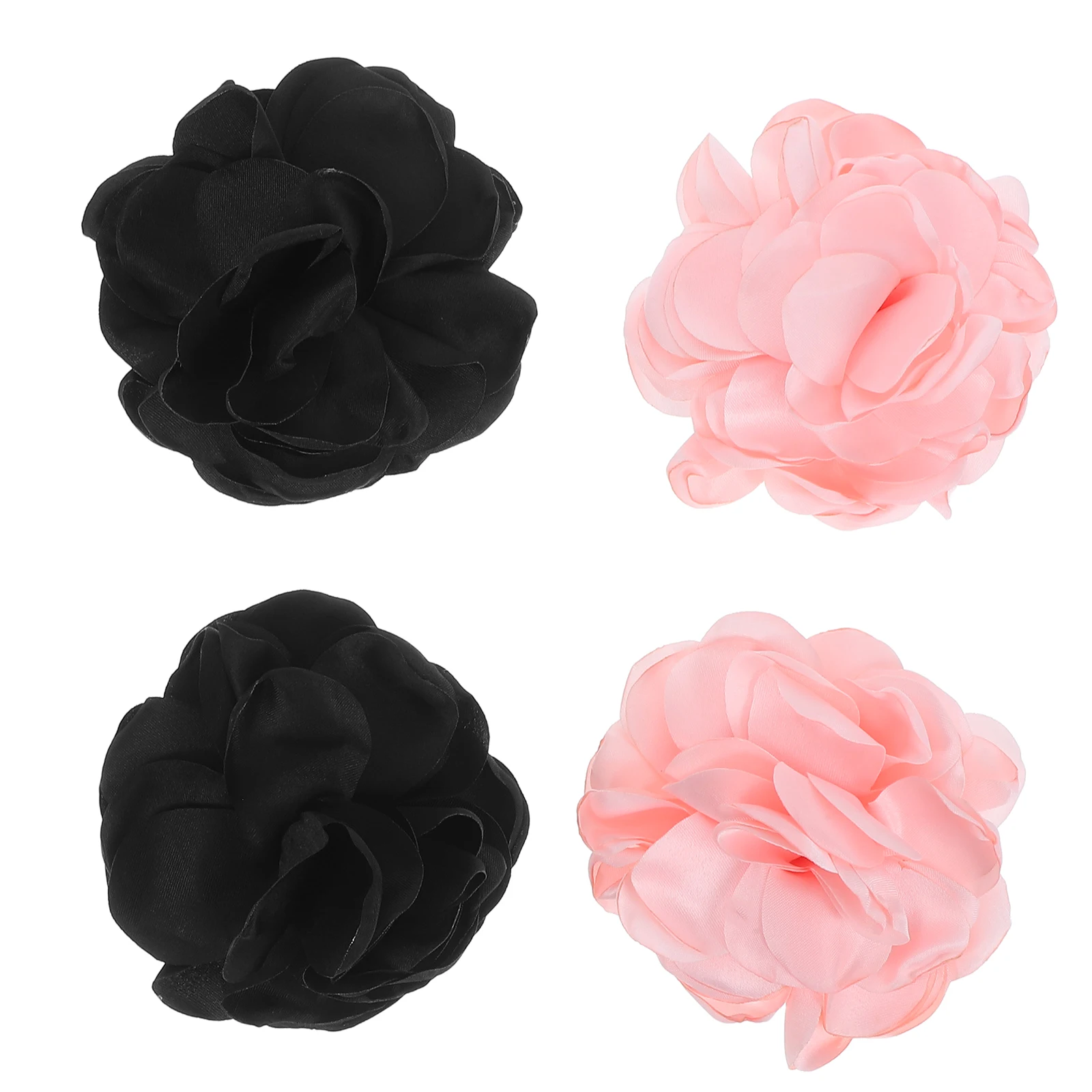 

2 Pairs Floral Clips: Women'S Decorative Removable Buckles For High Heels Sandals Wedding Accessories Detachable Shoe Charms