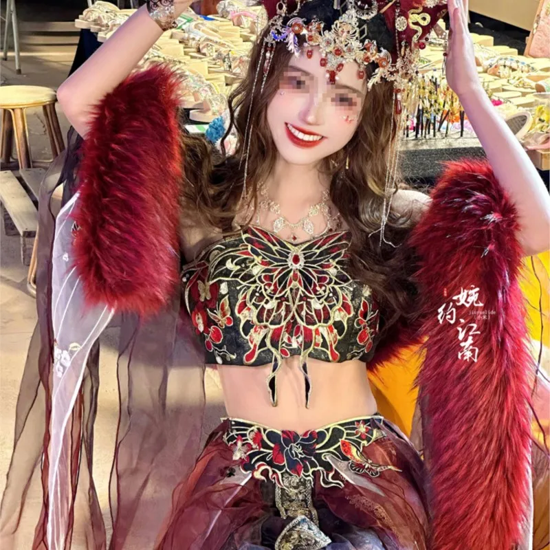 Travel photography exotic style ancient costume sets performance costumes