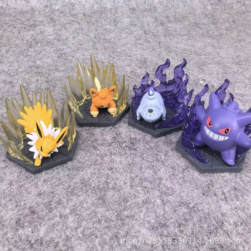 ポケモンゴースト電気ジュルテオンゲンガー Pawmi グレイバードアニメアクションフィギュア人形モデルおもちゃ収集装飾品