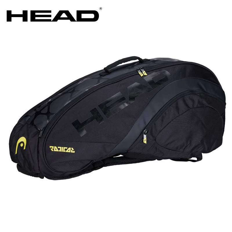 Genuine HEAD Radical 25th Anniversary Limited Edition 6 Pack Tennis Bag Tenis Rackets Backpack Large Capacity Tenis Racquet Bag