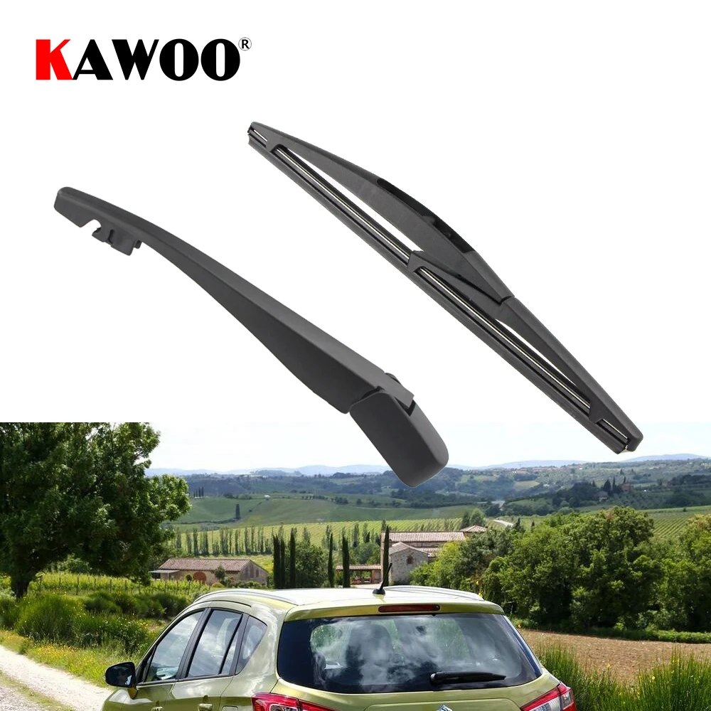 KAWOO Car Rear Wiper Blade Blades Back Window Wipers Arm For Suzuki S-Cross Hatchback (2013 Onwards) 255mm Auto Windscreen Blade