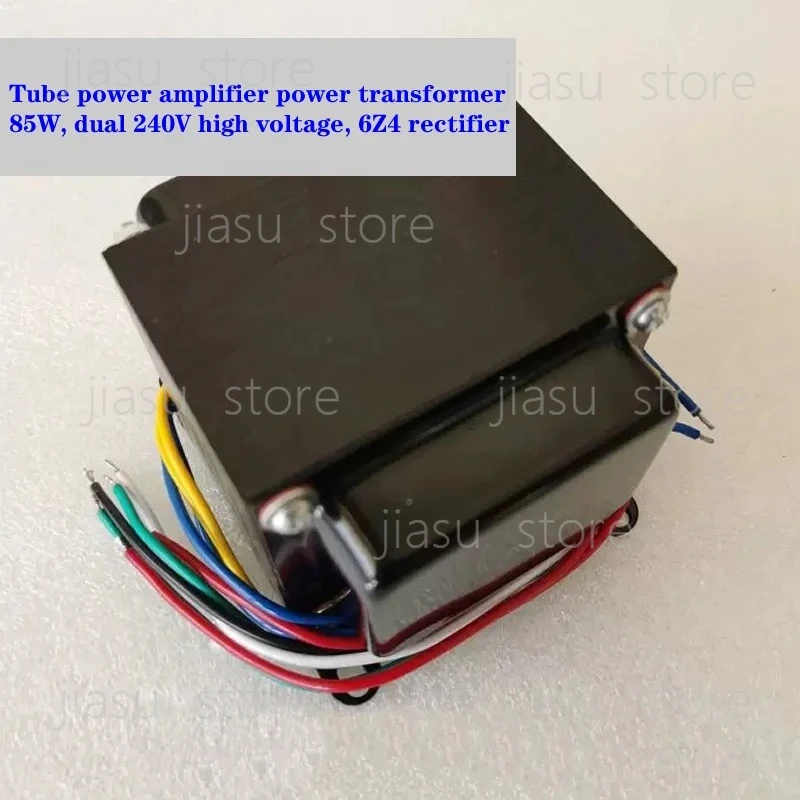 

Tube amplifier power transformer 85W, dual 240V 100ma high voltage, 0-6.3V 3A, 3.15V-0-3.15V 3A，amplifier DIY or repair