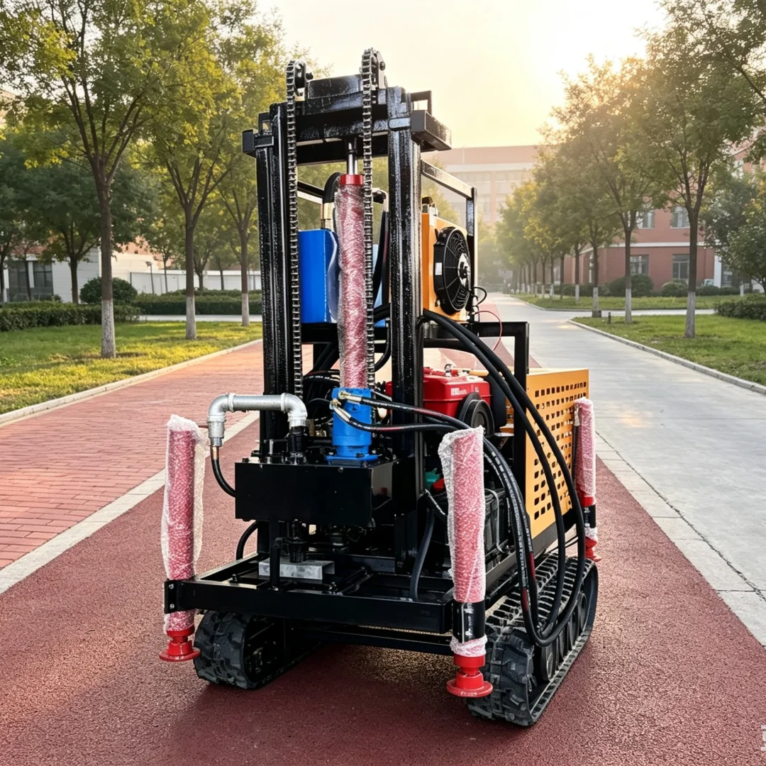 Customized Cost‑effective Self‑propelled Crawler Hydraulic Water Well Drilling Rig for Rural Drought Resistance
