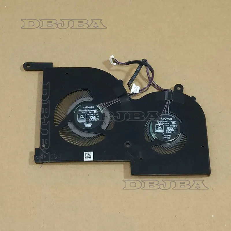 

GPU Fan BS5005HS-U4Q 16V1-G-CW For MSI GS66 WS66 Stealth 10SD 10SE 10SF 10SFS 10SGS MS-16V1 BS5005HS-U3J 16V1-G-CCW