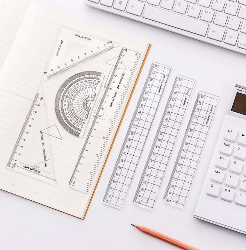 Righello da 18 cm Righello da 15 cm di alta qualità Righello da 20 cm elegante per lo studio educativo degli studenti