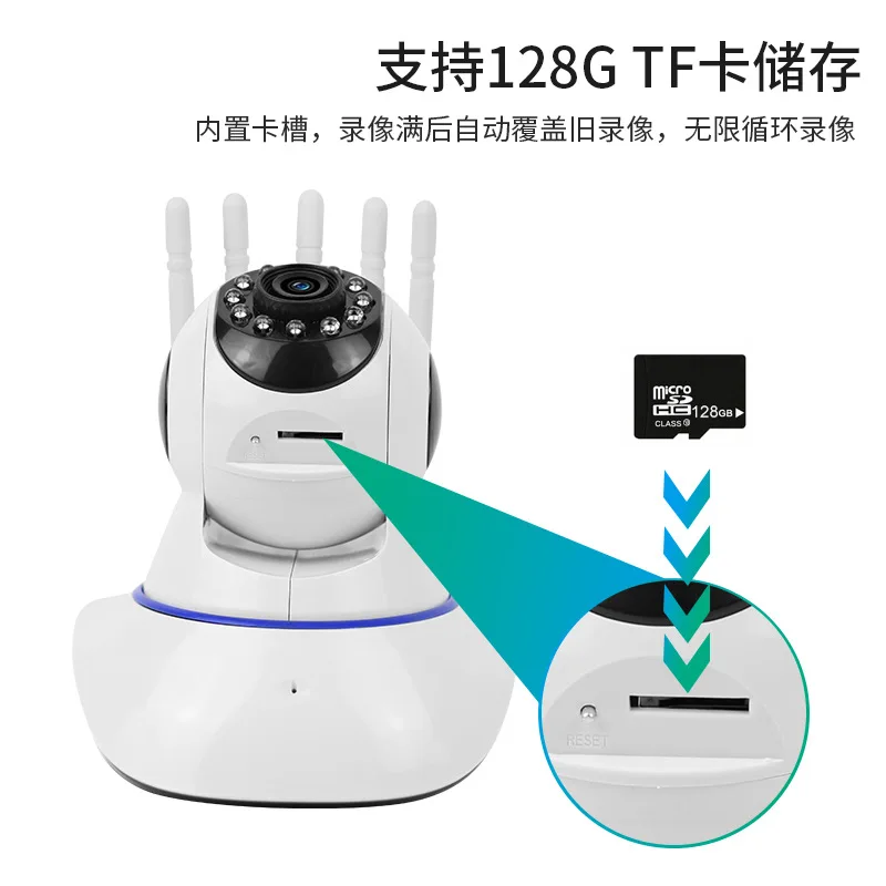 2.4G WIFI IP Camera Smart Home Two Way Audio Pan Tilt 1080P Wireless Security Surveillance Indoor CCTV Camera Baby Monitor