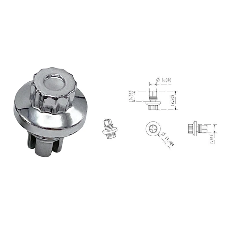 10Pcs Car Wheel Replacement Rivets Rim Accessory Wheel Lip Rivets For 6.8mm Hole Car Styling Wheel Rivets