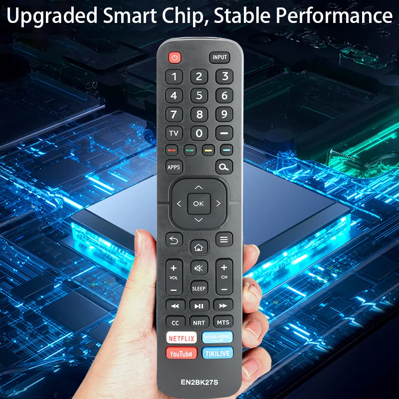 EN2BK27S Remote Control For Sharp LED Smart TV LC-43N7004U LC-50N7004U LC-55N7004U LC-65N7004U With NETFLIX PrimeVideo YouTube