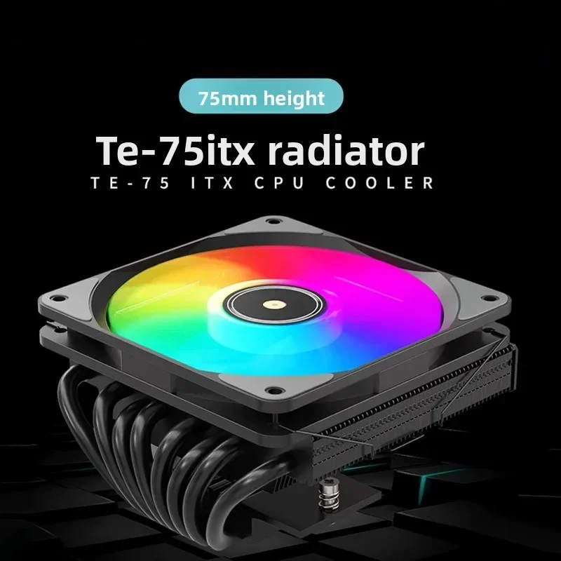 Push Down Cpu Radiator 8 Heat Pipe Direct Contact Computer Desktop Cpu Fan Itx