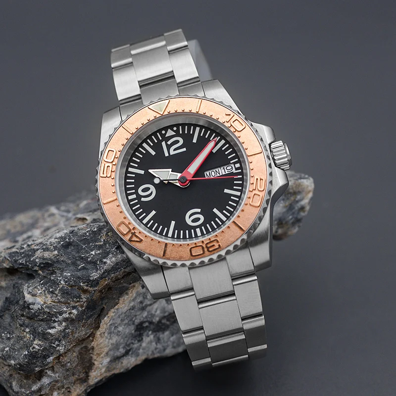 2023 Nieuwe Heren Horloge NH36 Automatische Mechanische Horloge Luxe Sport Roestvrij Staal Saffier Glas 100M Waterdicht Horloge