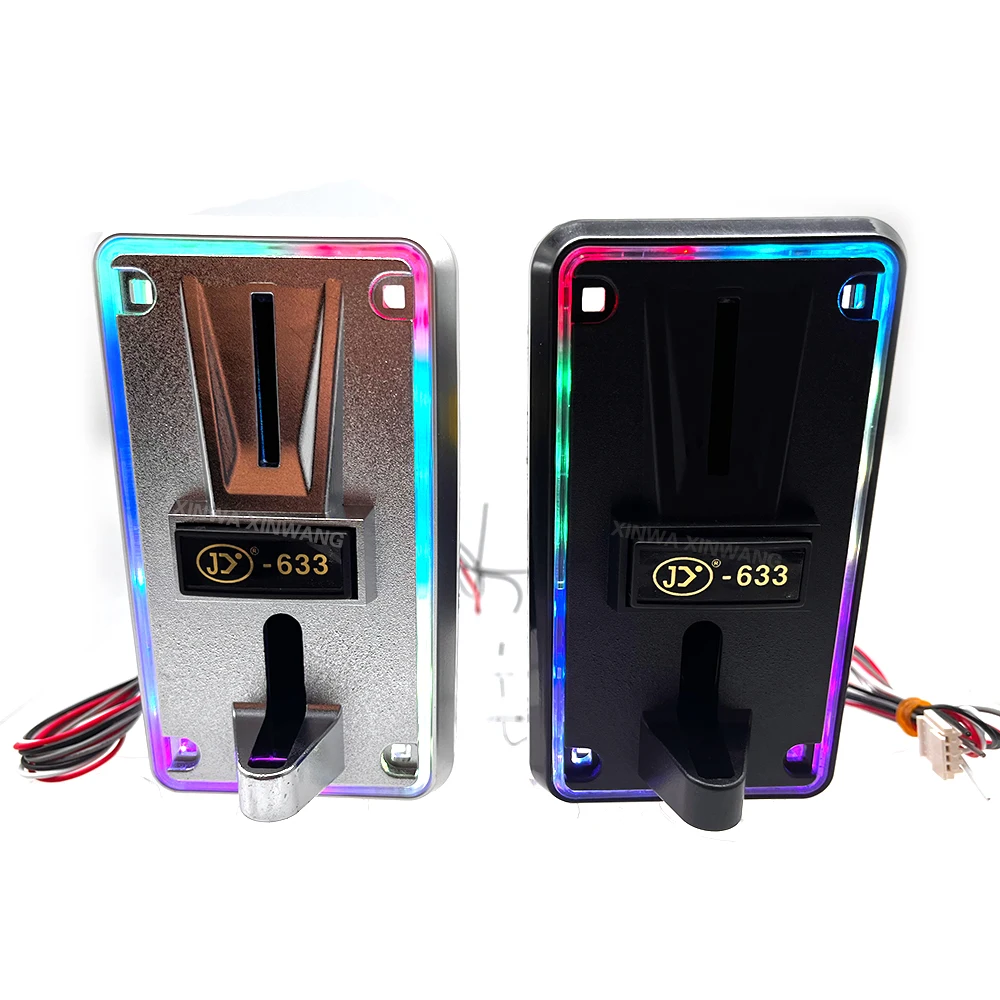 Multi-Currency Coin Acceptor LED Coin Selector 6-Channel Wallet For Credit Validation Arcade Game Claw Vending Machine
