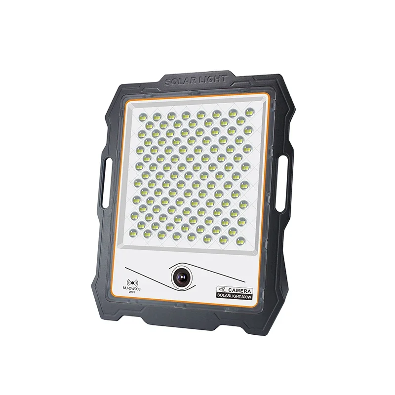 Customized Storage 32G Solar Powered Flood Light with CCTV Monitoring Solar Camera Light