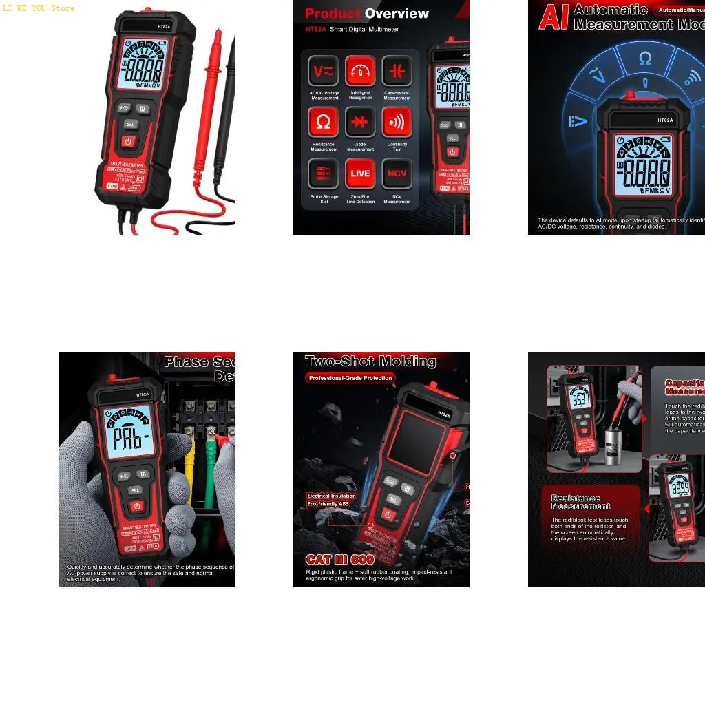 W3JE Advanced Digital Multimeter For specialists And Technicians
