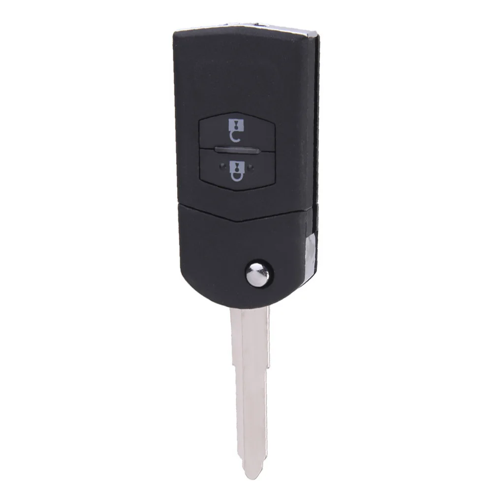 Remote Car Key Shell Case Blade Key Fob Cover Plastic Replacement for Mazda 3 5 6 Auto Accessories