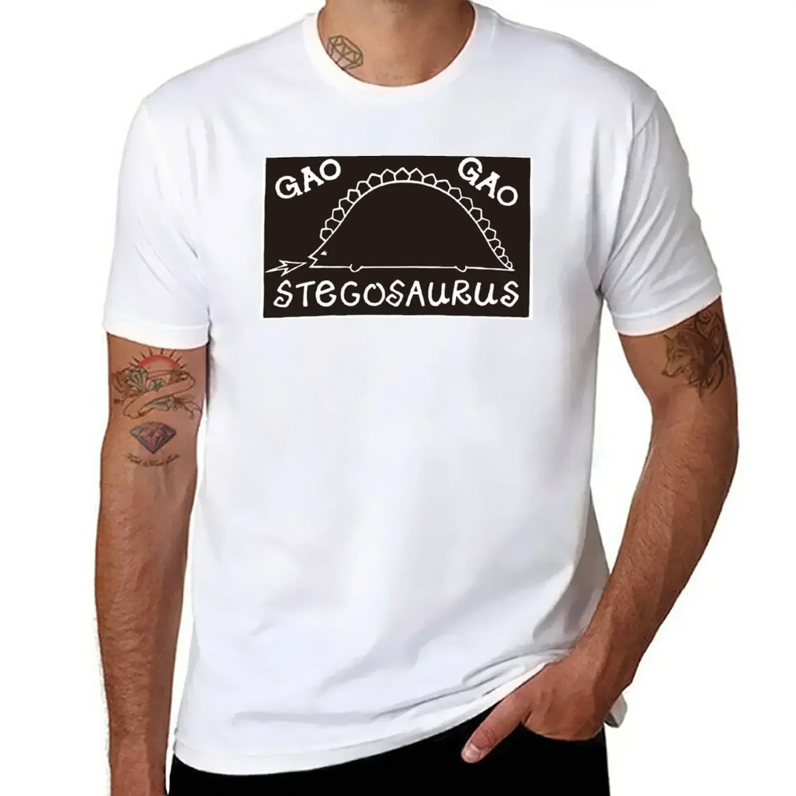 Gao Gao Stegosaurus T-Shirt quick-drying cute clothes aesthetic clothes oversized t shirts for men