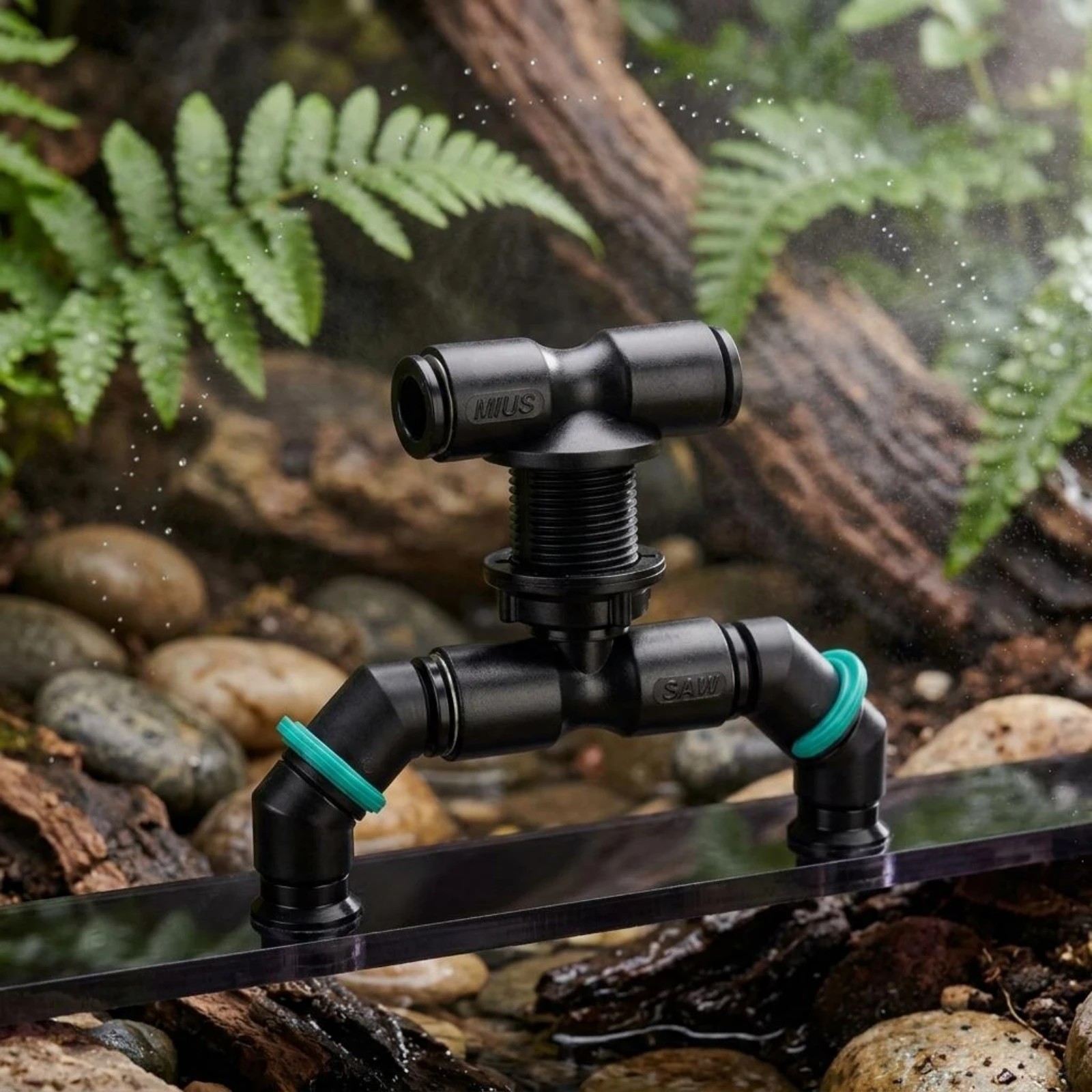 twinSpray Mist Nozzle Threaded Connector Garden Watering