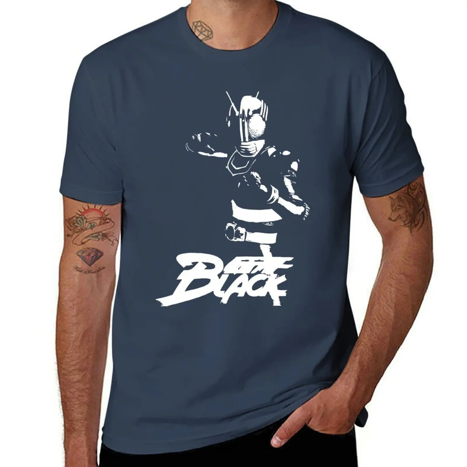 

Kamen Rider Black T-Shirt cotton t shirts man 100% man t shirt designer T-Shirt