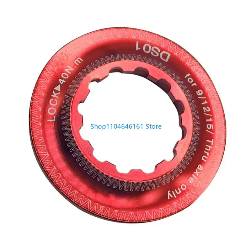 سبائك الألومنيوم Centerlock قرص القفل غطاء القفل غطاء قفل قرص الدراجة المتانة أداة لركوب الدراجات لسلامة ركوب الدراجات #2