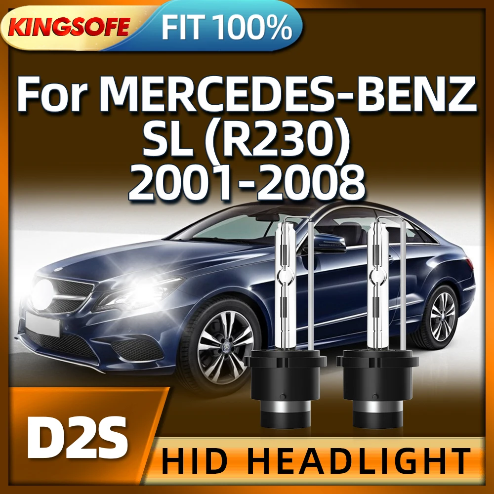 

KINGSOFE D2S HID Xenon 35W 6000K Car Bulbs Headlight For MERCEDES-BENZ SL R230 2001 2002 2003 2004 2005 2006 2007 2008