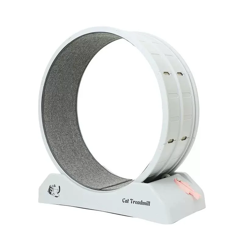 

Cat Exercise Easy-to-Install Pet Material Wheel Exerciser Cat Fitness Most Pet Interactive Movement Toys Electric Tread Mill