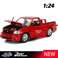 JADA 1:24 Fast & Furious Brian Ford F-150 SVT Alloy Car Diecasts & Toy Vehicles Car Model Miniature Scale Model Car For Children