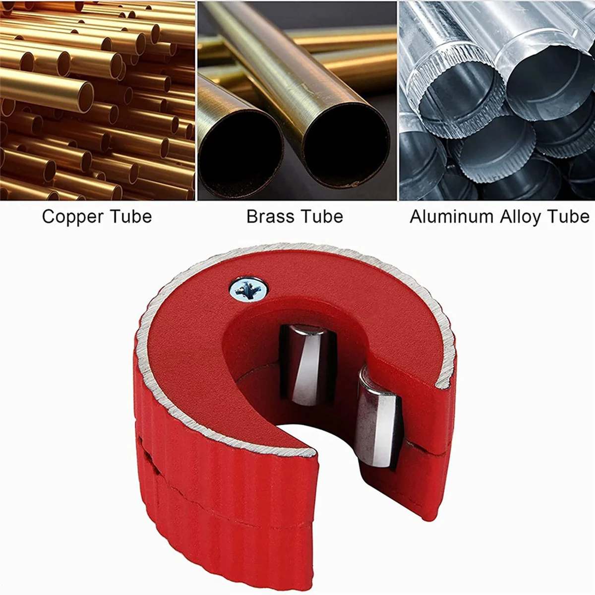 2PCS 15mm & 22mm Copper Pipe Cutter Mini Auto Pipe Slice Tool Zinc Alloy Tube Cutter for Cutting Copper Aluminum Pipes ZJY