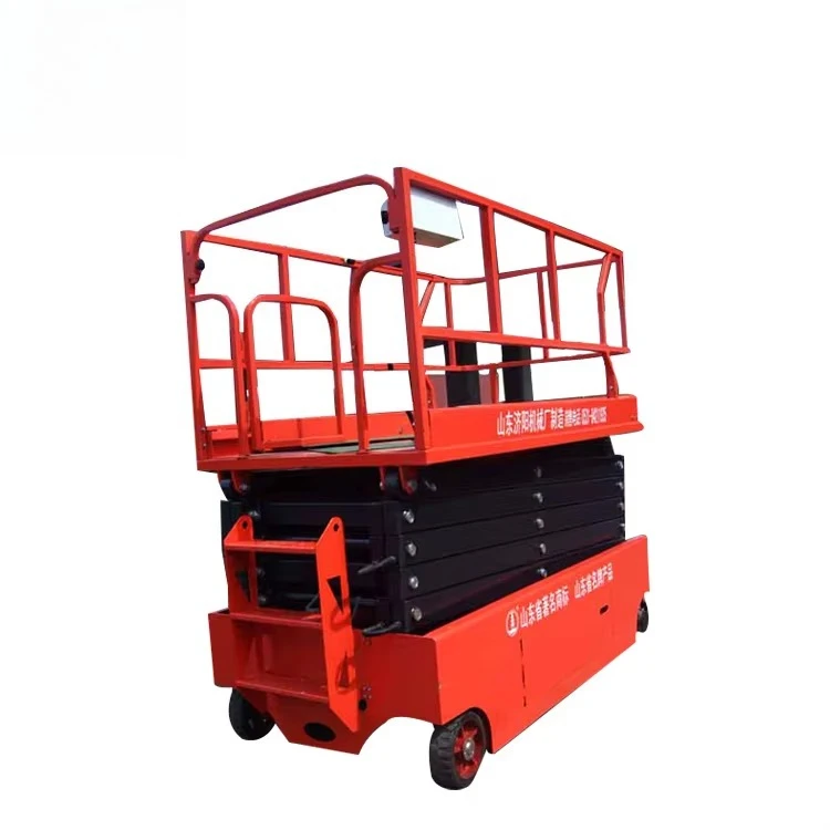 10. 12. 14m scissor lift electric self-propelled hydraulic platform warehouse outdoor equipment