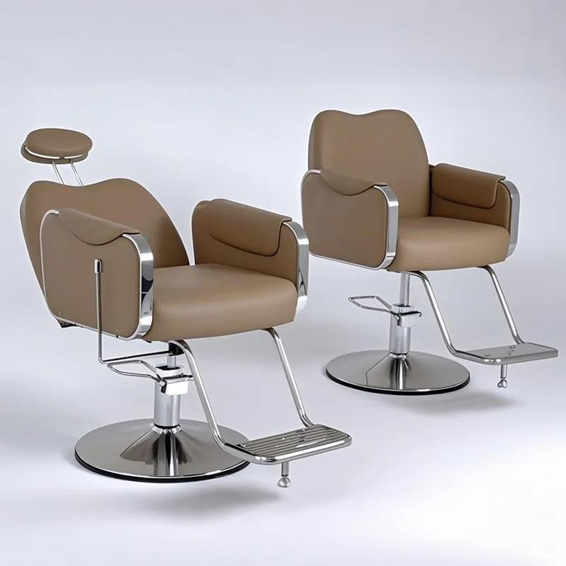 Organizer Design Barber Ergonomic Modern Mat Fashionable Barber Chair Professional Elegant Sillas Para Manicurista Furniture