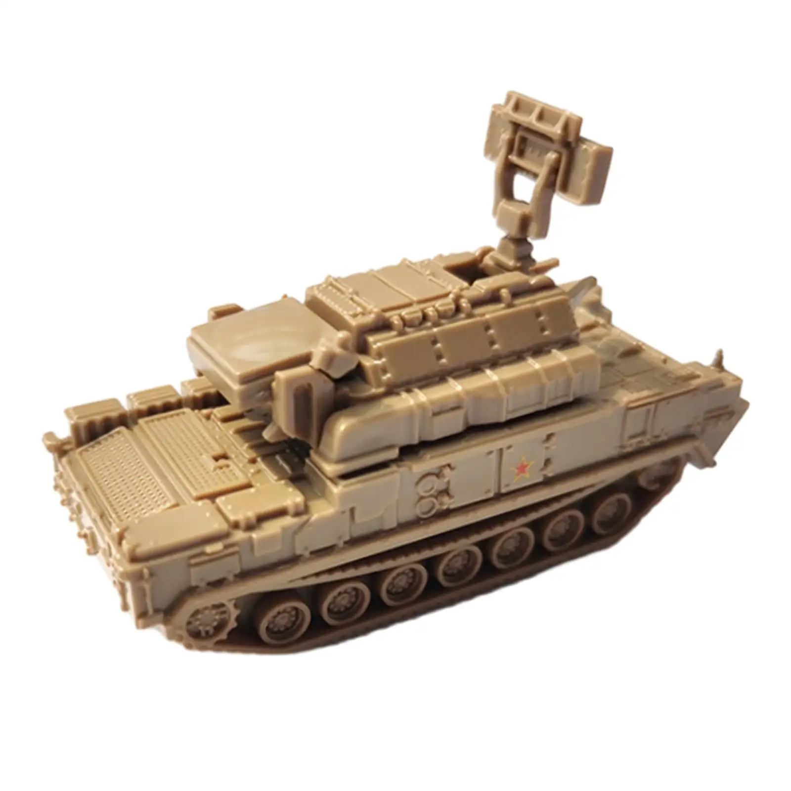 1:144 Scale Tracked Crawler Chariot Miniature Puzzles DIY Assemble Assembled Tank Model 4D Tank Model for Collection Children