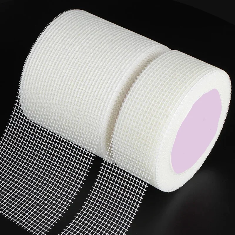 25M Fiberglass Mesh Tape Self Adhesive Drywall Joint Tape Alkali Resistant Crack Prevention For Wall Repair Interior Renovation
